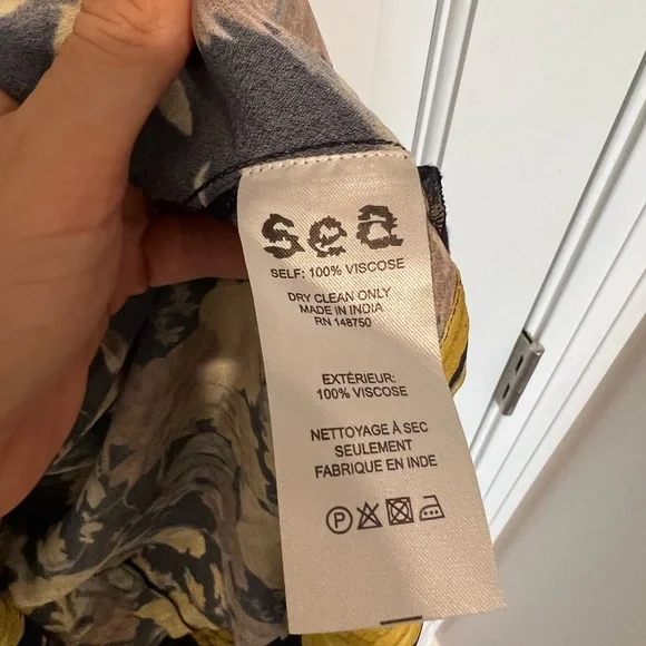 NWT Sea Ella Wrap Dress Sz 8 - Picture 5 of 7